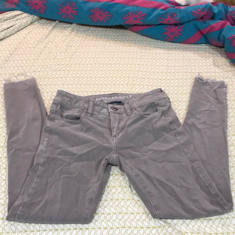 Gray AE Jeggings